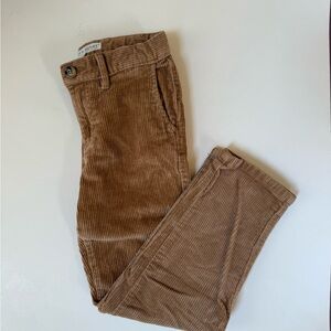 Cozy Brown Corduroy Kids Pants